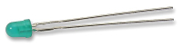 HLMP-1640 Светодиод 3мм/зеленый/569нм/1.6мкд/60°/5V Broadcom pe201476 фото