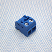 DG332K-5.0-02P-12-00A(H) Винтовой клеммный блок с защитой провода, 2 контакта. Серия DG332K-5.0 Degson pe73220 фото