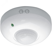 Датчик движения ИК потолочный 1200w 360 гр. 6м IP20 белый 22006 Feron pe803332 фото