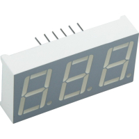 BC56-12GWA 3-х разрядный индикатор/14,22мм/зеленый/568нм/3-10.5мкд Kingbright pe5381 фото