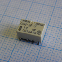 G6K-2FY-12DC Сигнальное реле 1A DPDT (две контактных группы-два направления) катушка 12В  (10мм х 7.8мм х 5.2мм) для поверхностного монтажа OMRON pe342277 фото