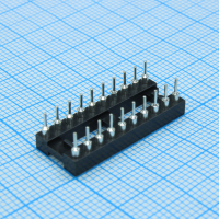 DS1001-01-20BT1NSF6S-JKB DIP-панель цанговая под микросхему 20pin, шаг 2.54мм, ширина 7.62мм, 3А, -40 +105С CONNFLY pe523525 фото