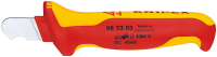 Нож для круглого кабеля VDE, 170 мм, 2-комп диэлектрическая ручка KN-985303 Knipex pe808198 фото