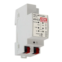 KSC-01L Линейный соединитель-ретранслятор KNX TP c функцией фильтрации телеграмм, вх. напр. 21…31В, питание от шины KNX, сообщения APDU объемом до 240 байт, -5…+45°C, в пластиковом корпусе 36х90х71мма pe416518 фото