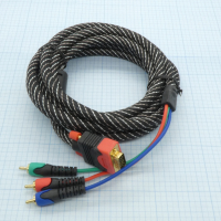 Шнур VGA - 3RCA   (3.0м) SUOER pe330247 фото
