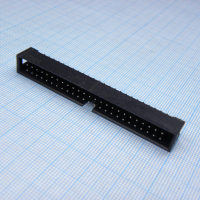 DS1013-50SSiB1-B-0 IDC разъем, вилка на плату прямая двухрядная 50pin(2x25)., шаг 2.54мм CONNFLY pe330503 фото