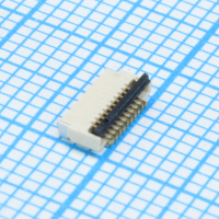 DS1020-19-10VB8R Разъем FPC (розетка для шлейфа) на плату 10 контактов шаг 0.5мм CONNFLY pe549640 фото