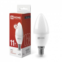 Лампа светодиодная LED-СВЕЧА-VC 11Вт свеча 4000К нейтр. бел. E14 1050лм 230В 4690612020471 IN HOME pe576264 фото