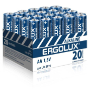Элемент питания алкалиновый AA/LR6 1.5В Alkaline BP-20 (уп.20шт) 14675 Ergolux pe583176 фото