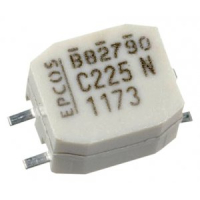 B82790C0225N265 Дроссель на тороидальном ферритовом сердечнике с бифилярной обмоткой для подавления асимметричной интерференции  2x2.2mH 10kHz 400mA 400mOhm, SMD исполнения, автомобильная серия, лента pe182537 фото