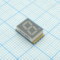 KCSC03-106 1 разрядный сегментный индикатор smd 7,62мм/оранжевый/605нм/5.6-11мкд/ОК Kingbright pe129289 фото