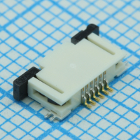 527450697 Соединитель FPC 6 контактов шаг 0.5мм угловой SMD лента на катушке Molex pe549386 фото