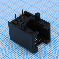 L-KLS12-136-6P6C-1-01 Разъем телефонный RJ-25 (розетка) угловой на плату KLS pe843274 фото