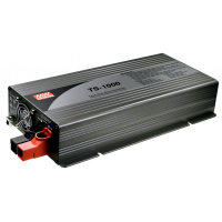 TS-1000-212B DC-AC, 1000Вт, Рпик=1500Вт, Uвх=10.5…15В DC, Uвых=230В АС, КГИ<3%, изоляция 3000В AC, в кожухе 345х184х70мм, вес 4.3кг, 0…+60°С Mean Well pe325643 фото