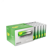 Батарейка алкалиновая GP Super Alkaline 15А АA - 40 шт. в пленке 1207 GP Batteries pe803084 фото