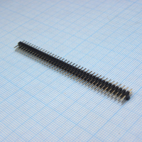 DS1025-05-2X40P8BV1-B Разъем штыревой двухрядный, вилка на плату прямая 80 контактов (2х40), шаг 2мм CONNFLY pe357900 фото