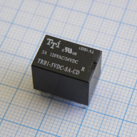 TRB1-5VDC-SA-CD-R Катушка: 5 В 0,36 Вт 69 Ом Контакты: 1 переключающий 3 А 240 В перем. Материал: Ag Габариты 15,7х10,4х11,7 мм Tai Shing pe110092 фото