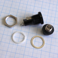 ZH254 Держатель предохранителя  5*20mm, закрытого типа, монтаж на панель Zhenhui pe66829 фото