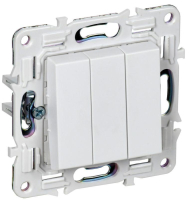 Выключатель 3-кл. SKANDY 10А SK-V11W арктич. бел. IEK SK-V30-0-10-K01 IEK pe805133 фото