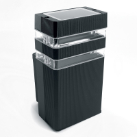 Светильник НБУ-60w вверх Е27 IP54 черный 41153 Feron pe830221 фото