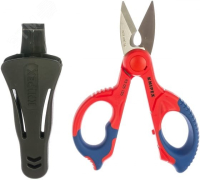 Ножницы электрика, микронасечки, 155 мм, нерж, 2-комп ручки, SB KN-9505155SB Knipex pe808206 фото