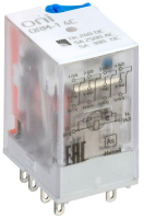 Реле интерфейсное ORM-1 4C 24В DC с LED и тест. кнопкой ORM-1-4C-DC24V-L-B ONI pe546830 фото
