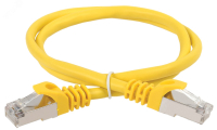 Патч-корд категории 5Е FTP LSZH 1м желтый PC05-C5EFL-1M IEK pe824335 фото