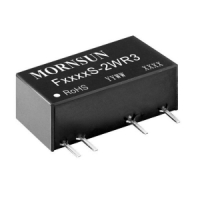 F2405S-2WR3 Преобразователь DC/DC 2 Вт, вход 24 VDC, выход 5 VDC, 0,4 A, SIP на плату MORNSUN pe477200 фото