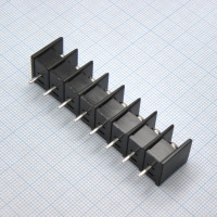 DG25C-B-08P-13-00A(H) Барьерный клеммный блок 8 контактов. Серия DG25C-B Degson pe60432 фото
