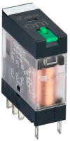 Реле общего назначения OGR-1 2C 24В DC с LED и тест. кнопкой OGR-1-2C-DC24V-L-B ONI pe546833 фото