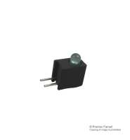HLMP-1790-A00A2 Светодиод 3мм с держателем/зеленый/569нм/1,1-1,8мкд/60°/2mA Broadcom pe201490 фото