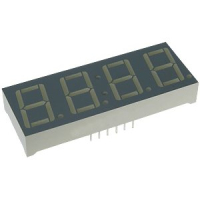 CC56-21SRWA 4-х разрядный индикатор 14,22мм/красный/640нм/12-45мкд Kingbright pe5394 фото