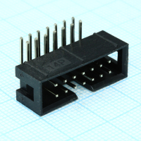 KLS1-202-14-R-B IDC разъем, вилка на плату угловая двухрядная 14pin(2x7)., шаг 2.54мм KLS pe156435 фото