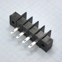 DG25H-A-04P-13-00A(H) Барьерный клеммный блок 4 контакта. Серия DG25H-A Degson pe60435 фото