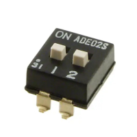 1825058-1 Переключатель DIP Switches; Конфигурация: SPST; Контакты: 2; Шаг: 2.54 TE Connectivity pe369940 фото