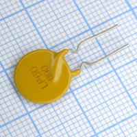 LP60-090F Самовосстанавливающийся предохранитель PTC 0.9A(hold) 1.8A(trip) 60V 40A 1W 7.2s 0.14Ohm Radial 12 X 3.1mm, Bulk WAYON pe89877 фото
