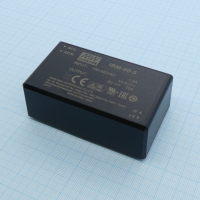 IRM-60-5 AC-DC, 50Вт, вход 85...264В AC 47...440 Гц, выход 5В/10А, изоляция 3000В AC, в корпусе на плату 87x52x29.5мм, -30...+70°C Mean Well pe371477 фото