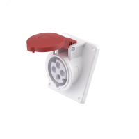 Розетка панельная с наклоном IP44 16А 3P+E 400В DIS4131666 DKC pe725783 фото