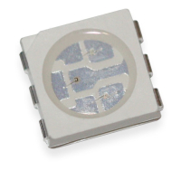 HL-AF-5060U79GS8FH271BC-S1-THL-R Светодиод SMD RGB 5х5мм/ красный/622нм/610мкд - зеленый/520нм/1300мкд  - синий/469нм/270мкд/ 2.1В-3.1В/  максимальный ток 30мА / белый корпус/ 120° HongLi pe505879 фото