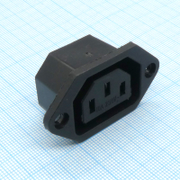 AS-208-UL Разъем питания 220В IEC320 конт.