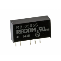 RB-0505S Преобразователь DC/DC, на печатную плату, 1Вт вход 5В выход 5В RECOM pe325655 фото