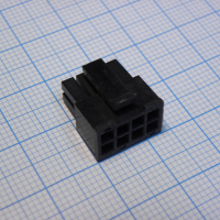 I-DS1073-03-SCB002X4 Корпус разъема, розетка на кабель, шаг 3мм, двухрядный на 2х4 контакта, требуются контакты T-DS1073-03-SC600 CONNFLY pe349721 фото