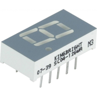 SC04-12GWA 1 разрядный индикатор 10,16мм/зеленый/568нм/3.6-12мкд/ОК Kingbright pe74778 фото