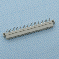 DS1118-64F0R23 Разъем (розетка)  DIN 41612 тип B 64pin (2х32), шаг 2.54мм двухрядный угловой  (ряд АB) CONNFLY pe349466 фото