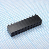 DS1023-11-2X10B8SRS Гнездо на плату SMD 2x10 конт., шаг 2.54мм, высота 7.4мм, позолоч. CONNFLY pe481306 фото