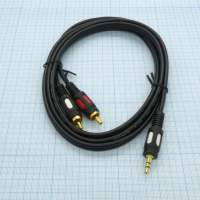 Шнур Джек3,5шт.- 2RCA  (1.5 м) Premier --- pe351002 фото