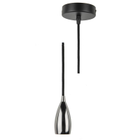 Патрон декоративный DLC-T-S32/E27 TS/1M/BL PEARL BLACK Techno провод 1м и крепление алюм. Uniel UL-00005289 Uniel pe823834 фото