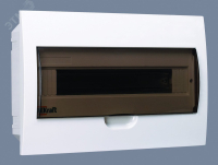 Корпус встраиваемый ЩРВ-П-18 25х40х10 18мод. IP41 пластик. 31005DEK DEKraft pe545307 фото