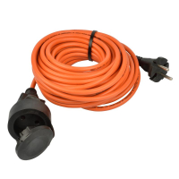 Удлинитель 1х10м без заземл. 6А IP44 UG/UCK-1N/2х0.75/10M/O Orange ПВС 2х0.75 оранж. (бухта) Uniel UL-00009858 Uniel pe825116 фото