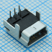 548190519 Разъем Mini USB тип B, USB 2.0, розетка, 5 вывод(-ов), Монтаж в Сквозное Отверстие Molex pe549405 фото